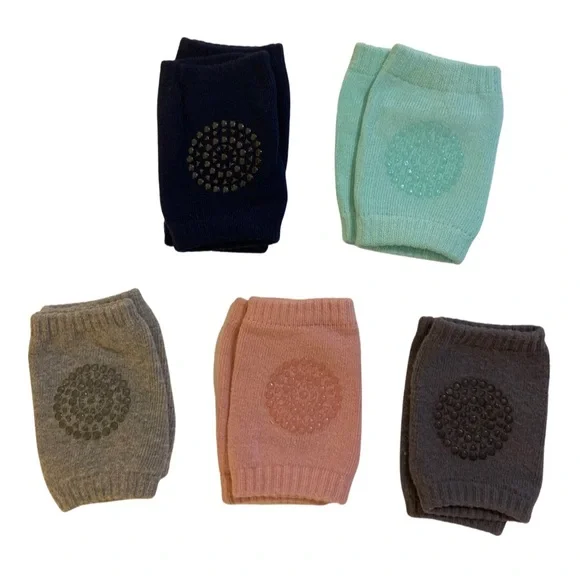 Kids/Baby Socks Non-Slip Elbow and Knee Covers 5 Pairs - Picture 2 of 3
